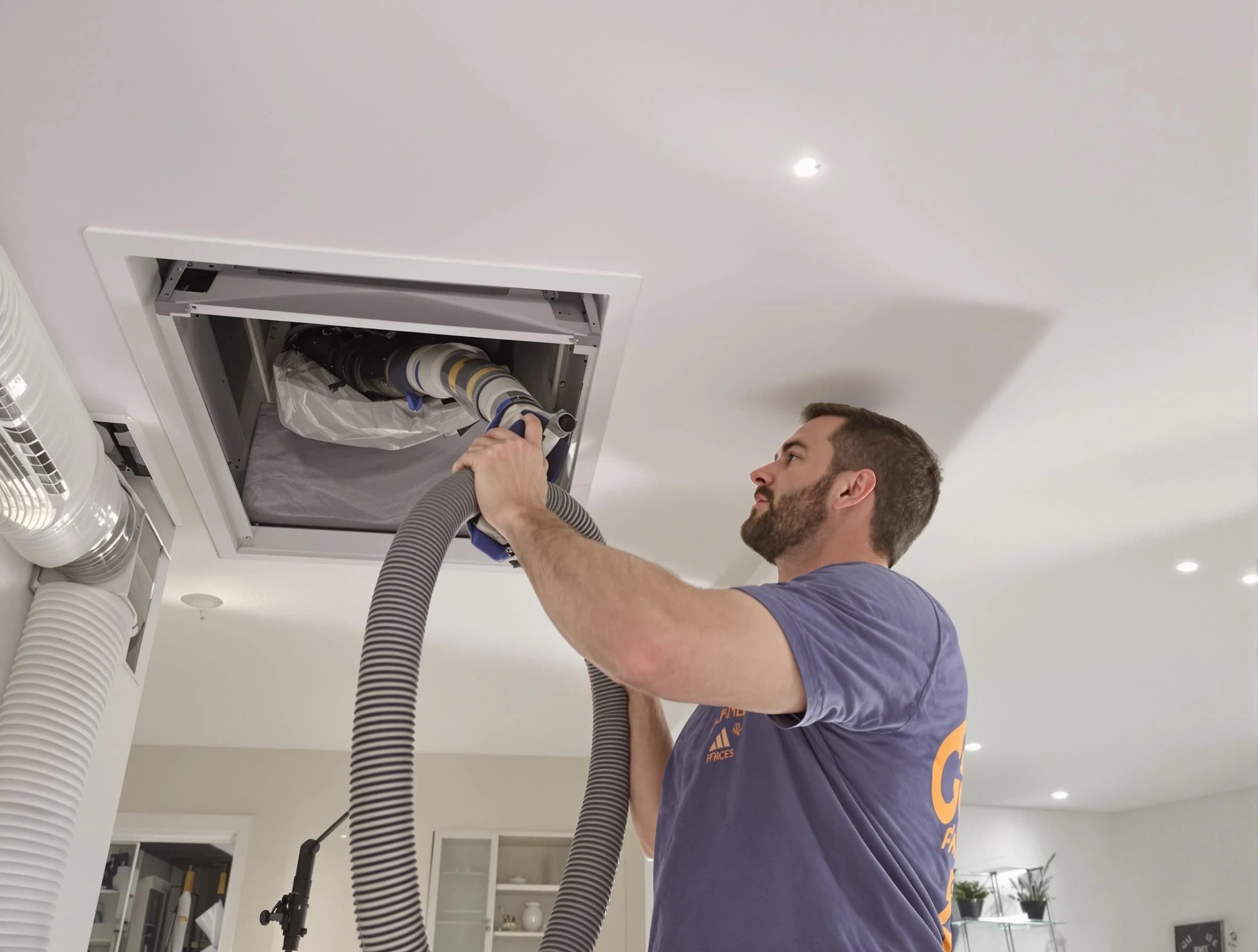 Precision indoor duct cleaning by Center Point Air Duct Cleaning in Center Point
