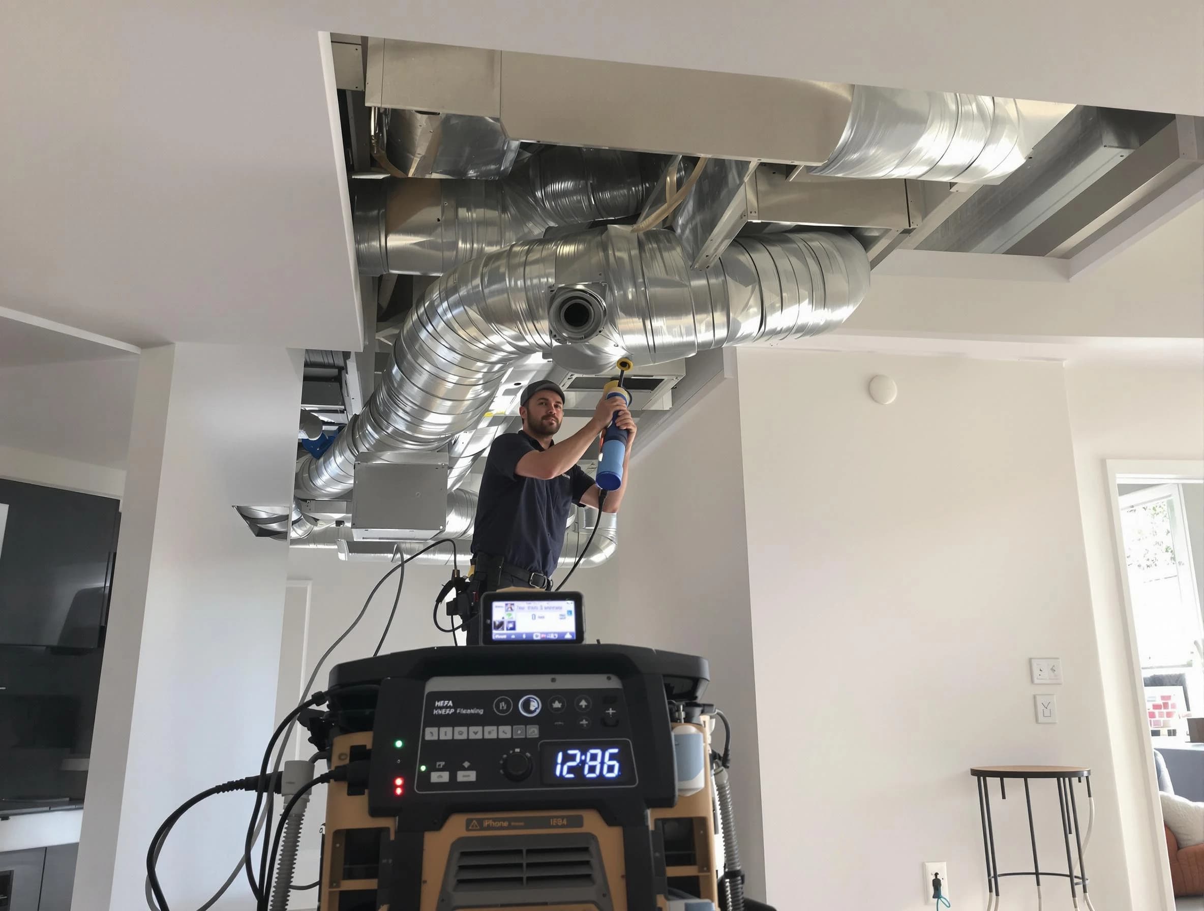 Advanced pure air duct cleaning by Center Point Air Duct Cleaning in Center Point