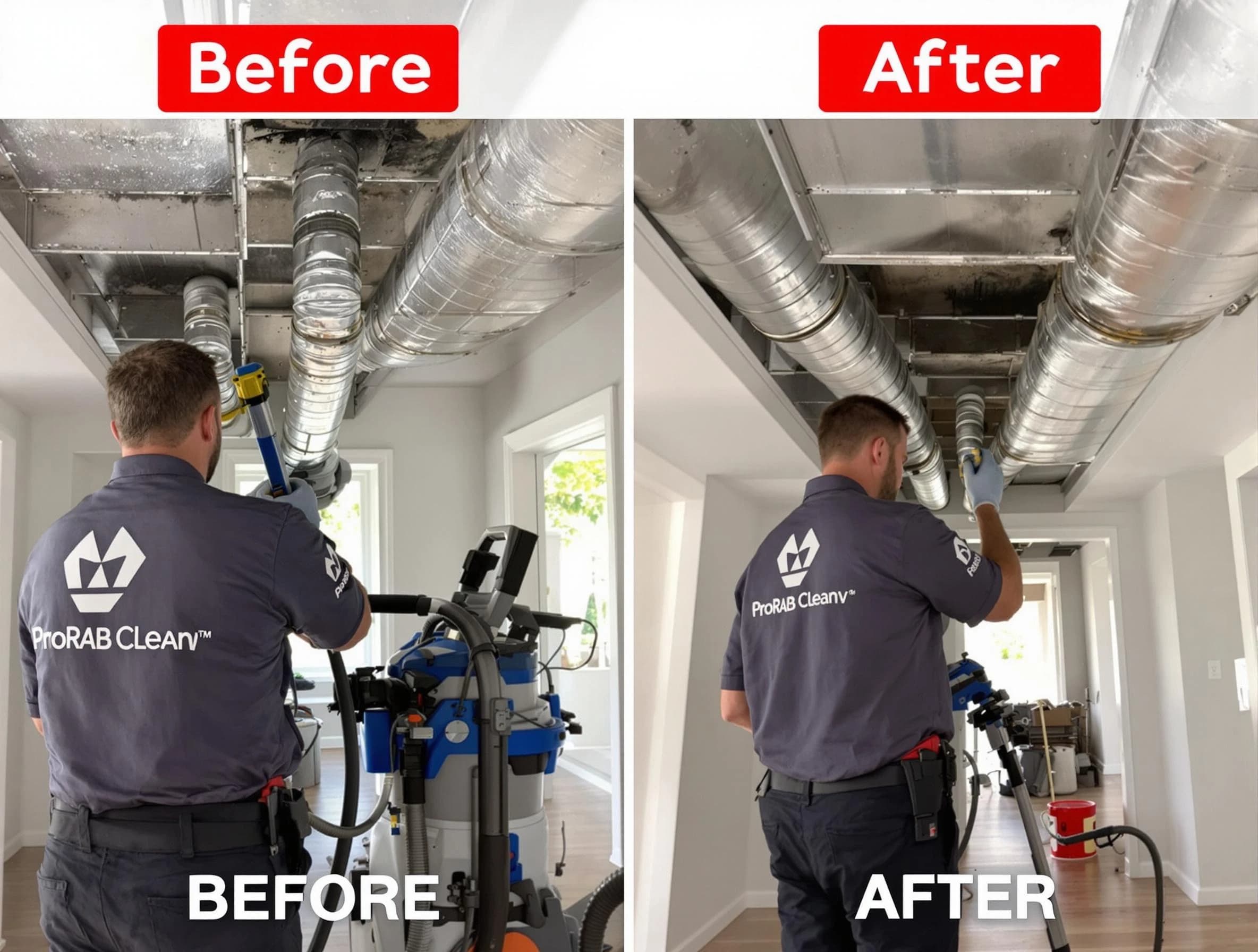 Center Point Air Duct Cleaning expert performing thorough residential duct cleaning in a Center Point home