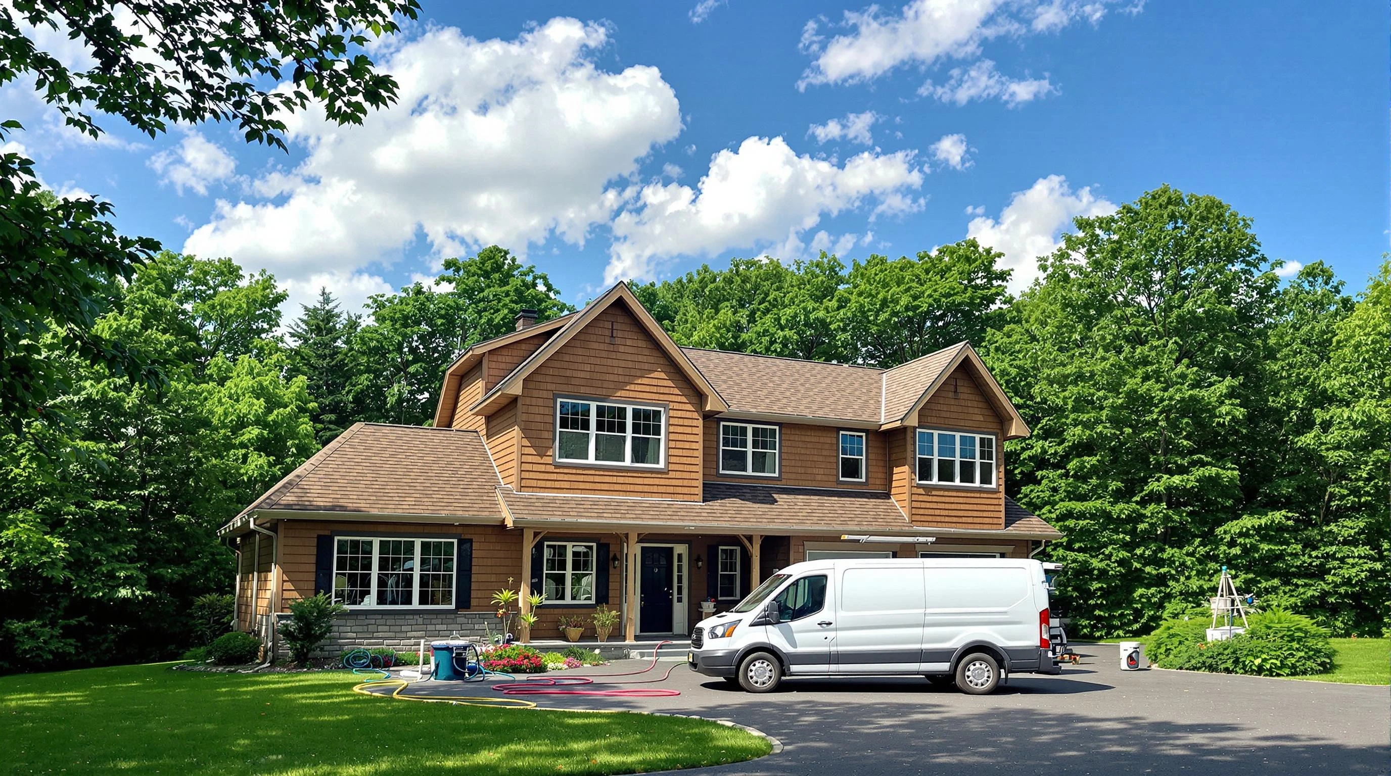 Center Point Air Duct Cleaning air duct cleaning crew working in Trussville, AL